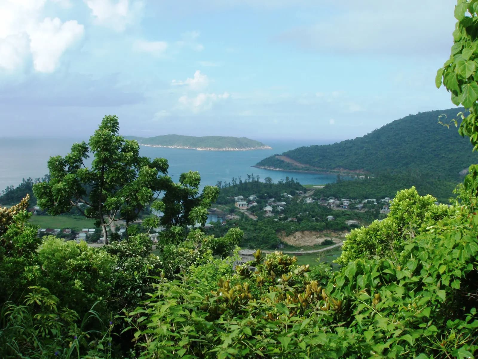 Cu Lao Cham village seen from the hillside